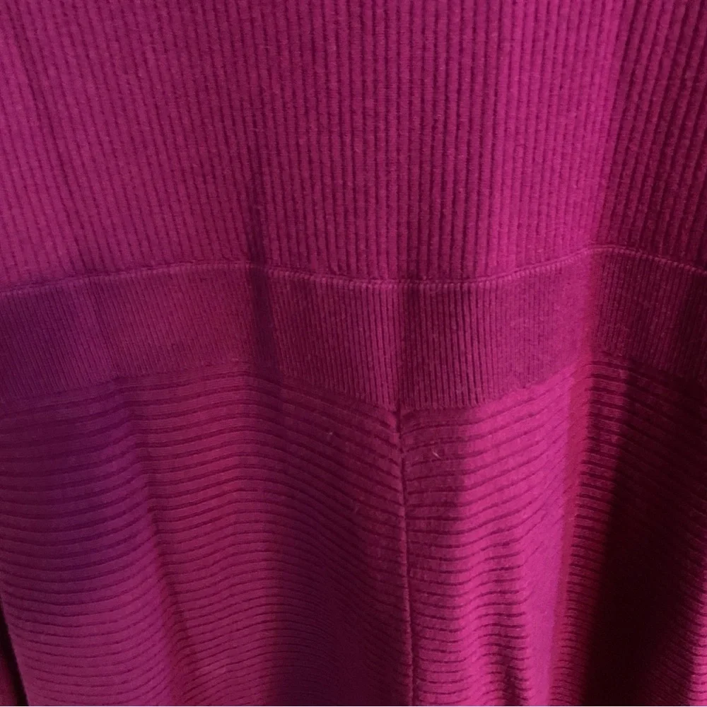 WORN ONCE Banana Republic Magenta Sweater Dress XL - Picture 3 of 4